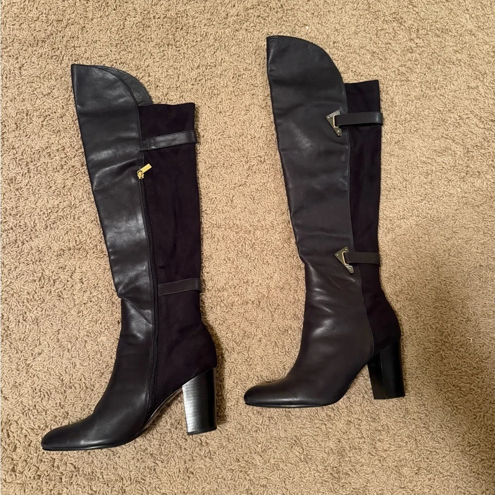 Isola Black Knee-High Boots size 10